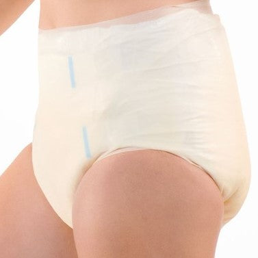 Form-Fitting Latex Pant: ALMOND