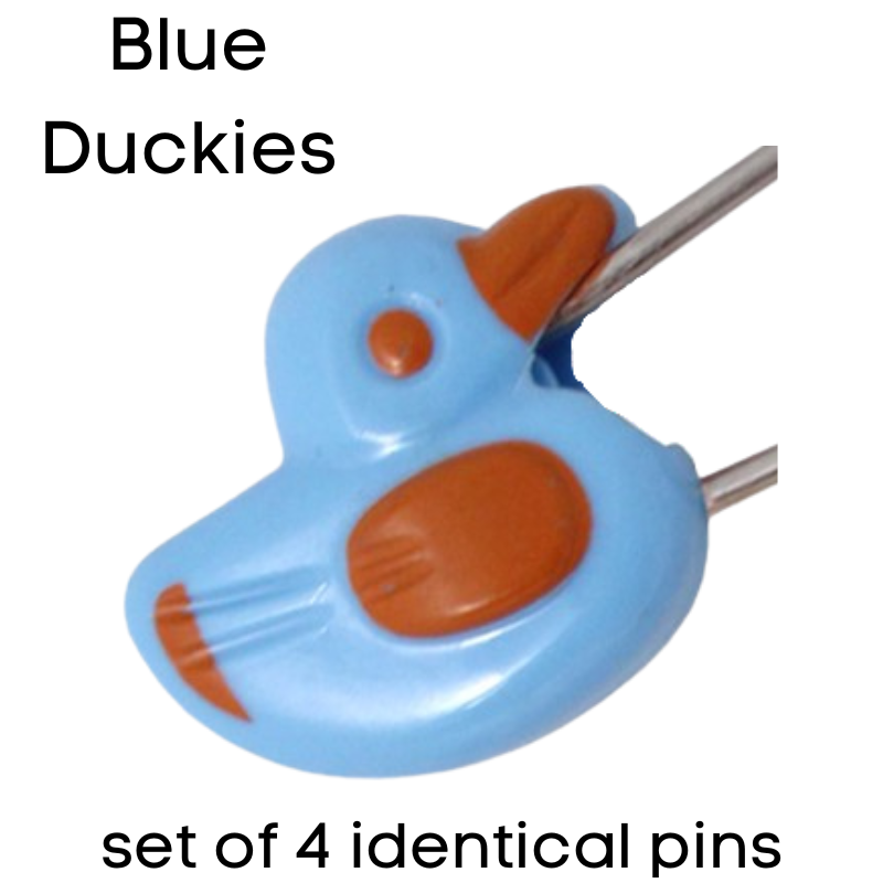 3-inch Diaper Pins: Ducks