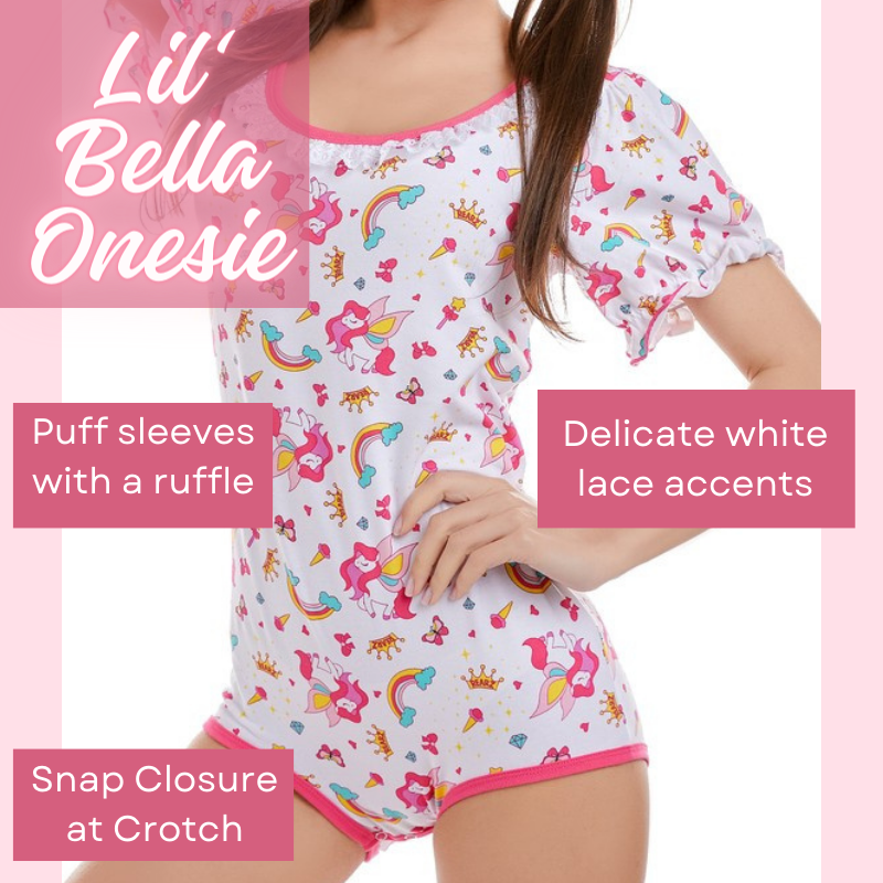 Adult Onesie Snapsuit: Lil' Bella