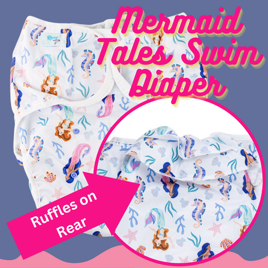 Swim Diaper: Mermaid Tales Print