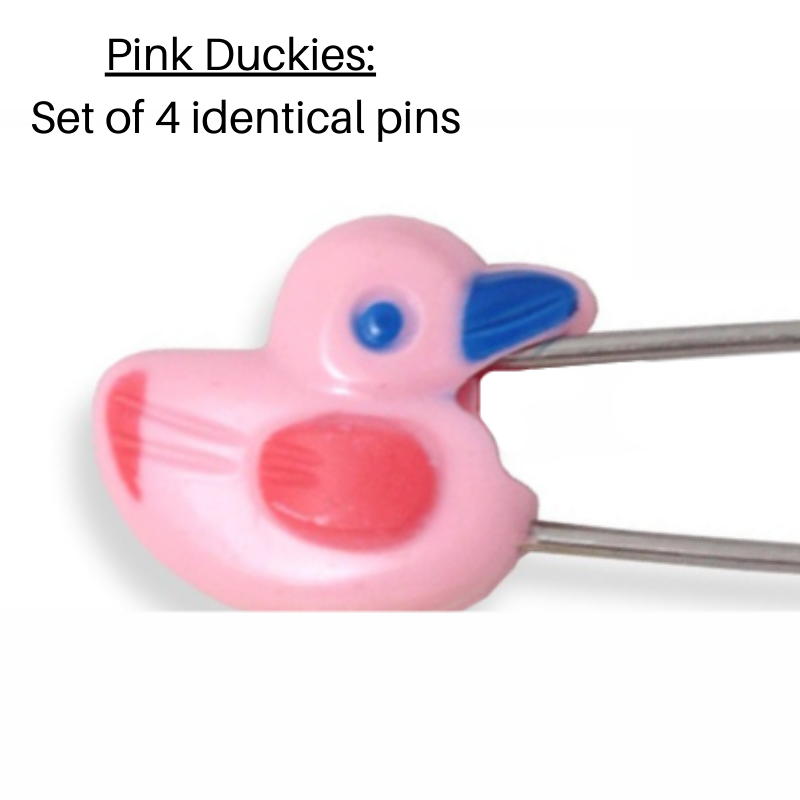 3-inch Diaper Pins: Ducks