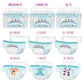 Rearz High-Capacity Disposable Diaper: Critter Caboose Print