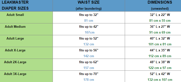 Birdseye Daytime Adult Cloth Diaper