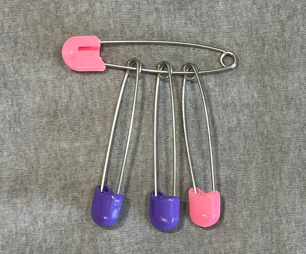 3-Inch Jumbo Diaper Pins