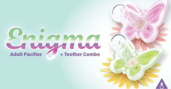 Enigma Adult Pacifier Soother: PINK or LIME