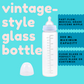 Adult Baby Bottle: Vintage-Style Glass